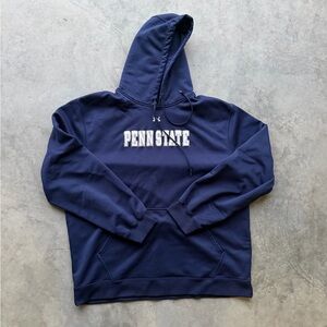 Men’s XXL Navy Blue Penn State Embroidered Under Armour Hoodie